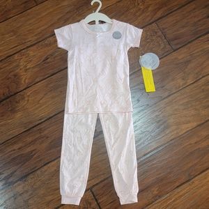 Milk berry bamboo pajamas set